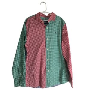 Kids Red and Green Checkered Shirt